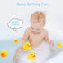 Yhobulis 10Pcs Summer Mold Free Yellow Rubber Ducks Waterproof Bath Duck Toys for Toddlers Boys Girls, No Hole Yellow