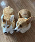 WOKI 20 Inch Corgi Dog Realistic Lifelike Louie Welsh Corgi Dog Plush Stuffed Animal Pet Dog Huggle Furry Corky