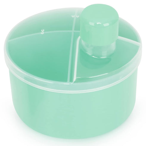 Accmor Formula Dispenser On The Go, Non-Spill Rotating Four-Compartment Formula Container to