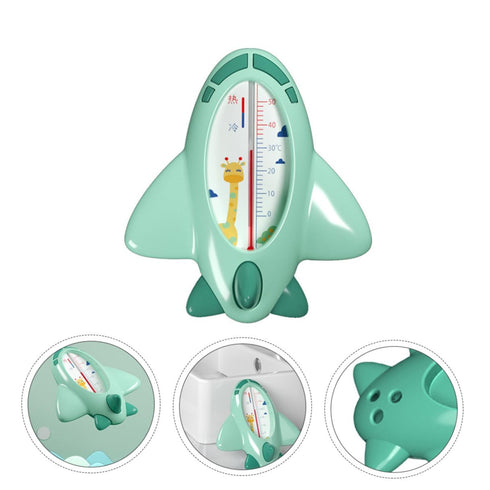 TIDTALEO Bath Thermometer Floating Water Temperature Gauge for Newborns Boys Safe Bath in Green with Accurate Celsius