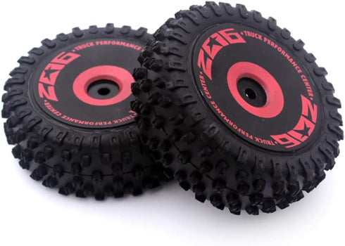 Replacement 2PCS Durable Front Tire Wheel Tyre RC Parts for WLtoys 124016 RC Car