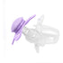 LittleForBig Bigshield Generation-3 Single Big Sized Pacifier, Purple