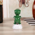 Green Solar Powered Dancing Dinosaur Decoration Gift, Swinging Dancer for Desk and Dashboard Home Decor