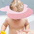 Toyvian Baby Shampoo Cap Adjustable Silicone Bath Hat with Cartoon Design Protecting Eyes and Face during Hair Wash