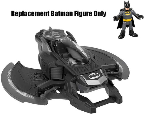 DC Superfriends Batwing Vehicle - Imaginext Replacement Figure Playset GKJ22 with Replacement Batman Figure