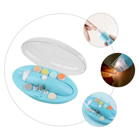 Set Trimming Rechargeable Electric Nail Polisher Portable Nail Kit for Boy Girl Adults Pets Lightweight Usb Charging