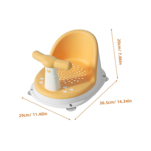 Bath Seat for Boy Girl Months Nonslip Ergonomic Bathtub Support for Safe Bathing and Playtime Portable Shower Chair
