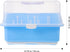 ELAYARD Bottle Drying Rack and Storage Box with Handle Portable Products Dustproof Milk Bottle Organizer for Feeding