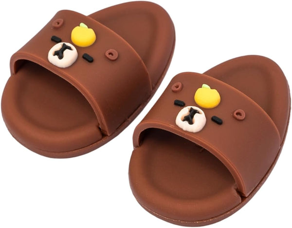 Summer Sandals for Dolls - Blue Open-Toe Slippers, Cute Accessories for Photography,