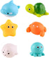 WYNAKESHU No Hole Animal Bathtub Toys Baby Bath Tub Toys for Toddlers Boys