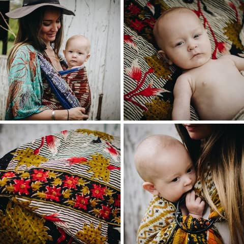 Kantha Baby Blanket, Multi Color, Baby Size 50X60 (127X152 CM), RCKQB0103