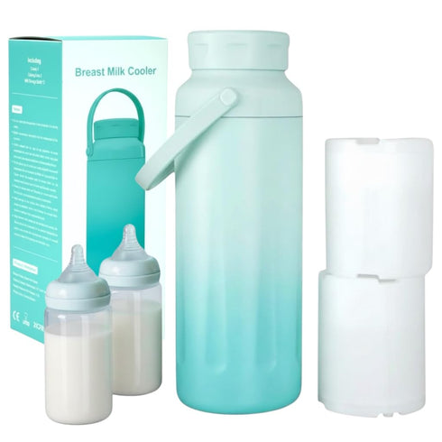 VODAMION Portable Breast Milk Cooler Bottle 24H+ Cooling, Stainless Steel Insulated Breastmilk Storage