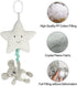 Baby Hanging Musical Toy With Music Box, Lullaby Pull Sensory for Babies Boys and Girls, Clip On Infant Pram Pushchair