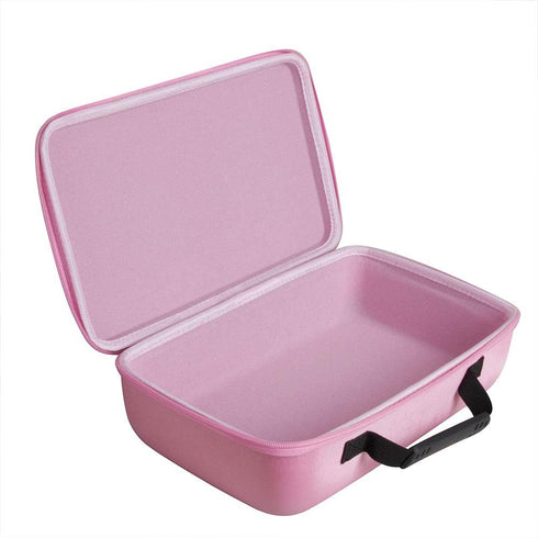 Hermitshell Travel Case for Building Blocks - Fits 30/62 Pieces, Up to 100 Pieces (Pink)