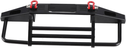 Tbest Metal Front Bumper 1/10 RC Vehicle Bumpers Adjustable Front Bumper Accessory for 1/10 RC Crawler Car