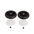 Wheels for Baby Strollers, Rubber Wheel Accessories for Kids Carriage (A Pair of Front Wheels)