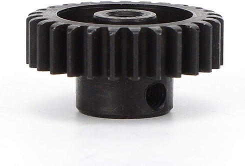 T best Motor Pinion Gear, 27T 1:14 Scale Remoted Control Crawler Car Motor Pinion Gear RC Vehicle Spare Upgrade Parts for Wltoys 1/14 144001(Black)