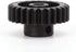 T best Motor Pinion Gear, 27T 1:14 Scale Remoted Control Crawler Car Motor Pinion Gear RC Vehicle Spare Upgrade Parts for Wltoys 1/14 144001(Black)
