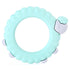Lulyboo Baby Silicone Sensory Teething Sheep, Easy to Grip, Self Soothing Pain Relief for 0-12 Months (Aqua)