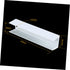 6pcs Safety Door Reinforcement Slot Fence Repair Groove for Stairs Dog Gate, PVC White