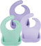 PandaEar 3 Pack Silicone Bibs for Boys Girls for Babies & Toddlers,