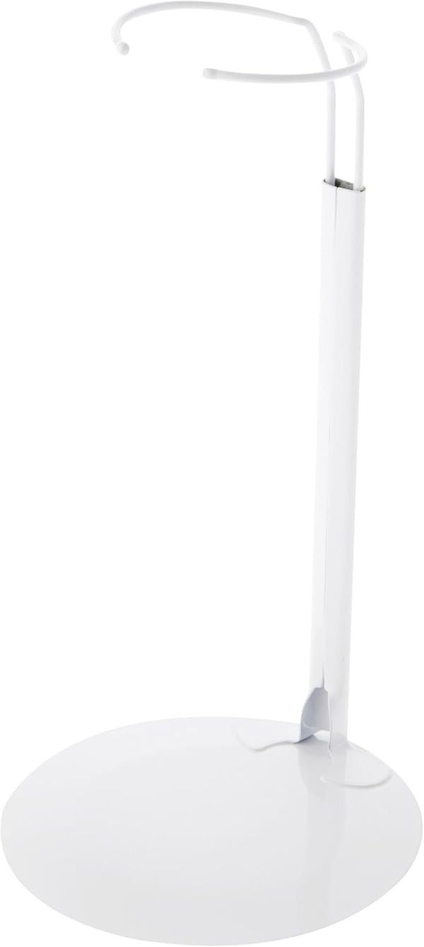 Plymor Adjustable Doll Stand - White, Fits 15 to 21 Inch Dolls, Waist 3 to 4 Inches Wide, Pack of 3