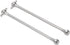 144001 144002 124018 124019 124017 124016 144010 VBESTLIFE RC Car Drive Shaft,Stainless Steel RC Dog Bone Shaft
