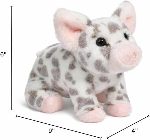 Pauline Spotted Pig Plush Toy by Douglas