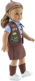 Emily Rose 18-inch Doll Clothes Modern 4-Piece Girl Scout Brownie-Inspired Uniform, Gift Boxed!