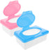 2-Pack 7.67X4.72X2.95 Inch ARTIBETTER Reusable Wet Tissue Box Moisturizing Wipes Organizer Container for Home Office
