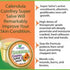 8OZ- (2-4 oz Calendula Comfrey Super Salve Jars), by Creation Farm Balm Soothes Baby Bottoms, Hand Cream for Dry
