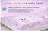 3-Piece Set 100% Set EVERYDAY KIDS Toddler Fitted Sheet, Flat Sheet and Pillowcase - Owls - Soft Breathable Cotton