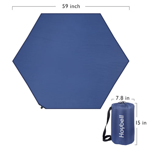 Hoybell 59 inch Playpen Mat, Compatible with POP 'N GO Baby Playpen, Hexagon Play Pen Mat, Portable Playard Playmat