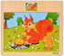 CCLIFE Set 2-5 12 (4 Wooden Jigsaw Puzzles for Kids Years Piece Colorful Wooden Educational Animal Puzzles Puzzles)
