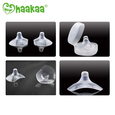 Haakaa Silicone Nipple Shields, 2 Pack