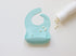 otterlove Silicone Baby Bibs, Pack of 2 with No Fillers and Wide Food Catching Pocket in Mint and Smoke