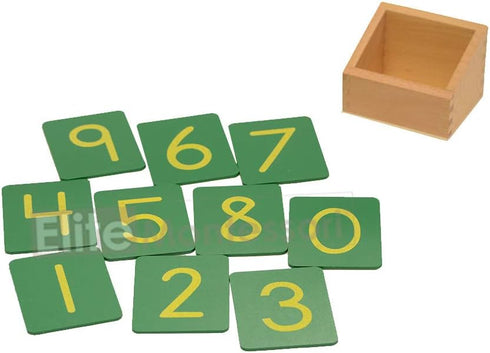 Elite Montessori Sandpaper Numbers, Regular