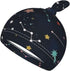 Space Galaxy Constellation Swaddle with Beanie Set, Soft and Stretchy Baby Stuff Blanket for Newborn Boy and Girl
