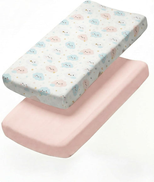Changing Pad Cover - Pack of 2 Soft Unisex Diaper Change Microfiber