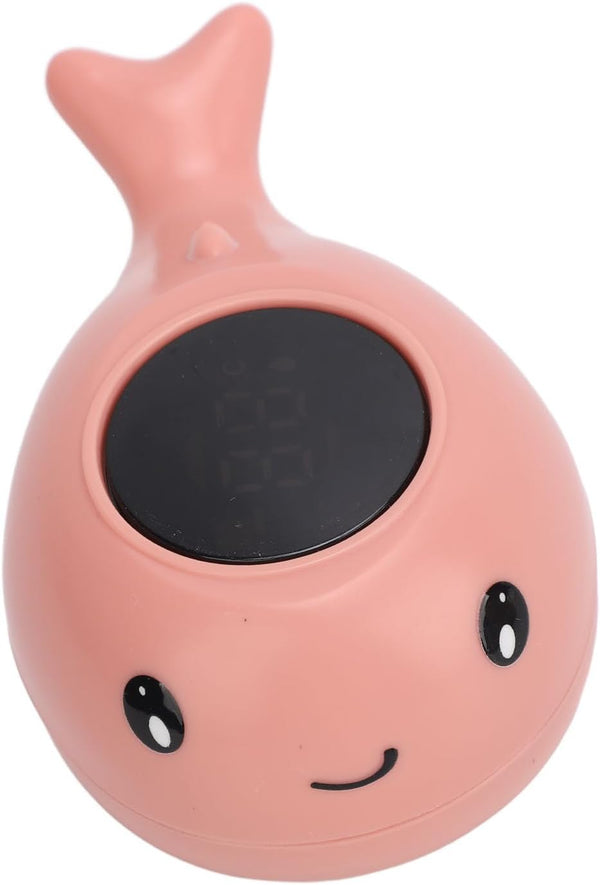 Cute Whale Design Electric Baby Bath Temperature Display Suitable for Newborns Portable