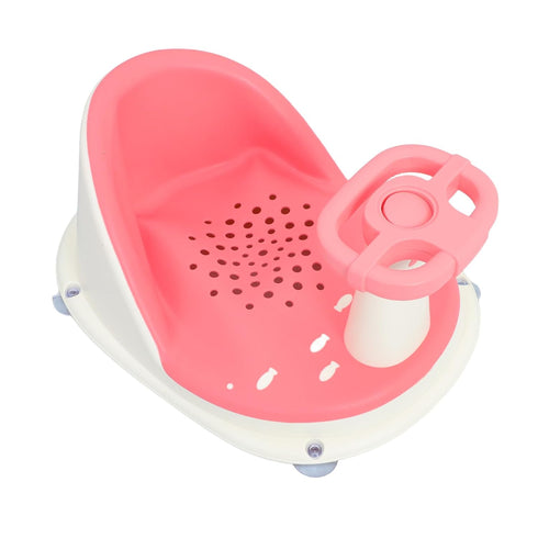 Toyvian Suction Cups Bath Seat Comfortable Non Slip Bath Chair with Quick