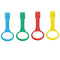 4 Pcs 4 Color Walk Assistant Plastic Crib Pull Rings for Pull