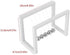 Newton's Cradle Balance Balls, Acrylic Shelf Science Physics Learning Desk Toys for Home and Office Decoration, White