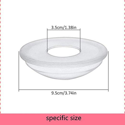 (2 Pack) Breast Shells, Milk Saver, Nursing Cups, Nursing Moms to Ease Nipple Pain, BPA-Free and Reusable, Collect