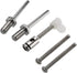 1 Set Aluminum Landing Gear Wheel Kit DIY Parts for RC Plane Jet, Cessna 182 Replacement