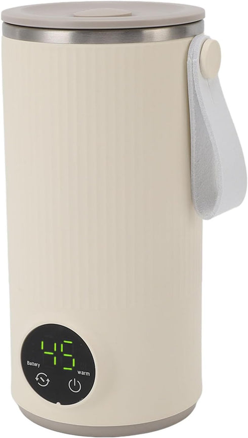 Denash 400ML Travel Milk Warmer Mixer Efficient Thawing USB Charging Long Lasting Battery For Baby Milk Heating For On
