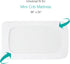 2 Pack 38" 24" Mini Crib Mattress Protector Sheets Fitted Waterproof Mini Crib Mattress Protector Pad Cover White