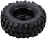 RC Car Tires, 4 Pcs Rubber Tyres for 1:10 Rock Crawler Off-Road Remote Control Car Accessory