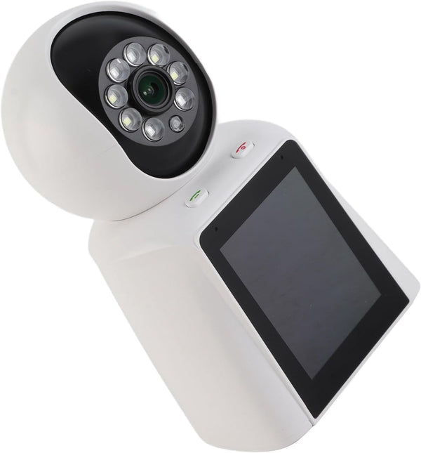 CCYLEZ Video Camera 360 Panoramic Monitoring, 3MP Video Baby Camera, Humanoid Tracking, Night,