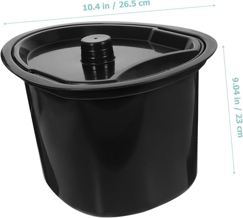 Plastic Potty Training Bucket with Lid for Kids and Seniors